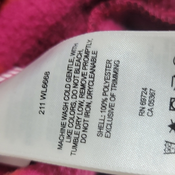 Columbia pink plaid fleece quarter zip top size M great condition - Picture 5 of 5